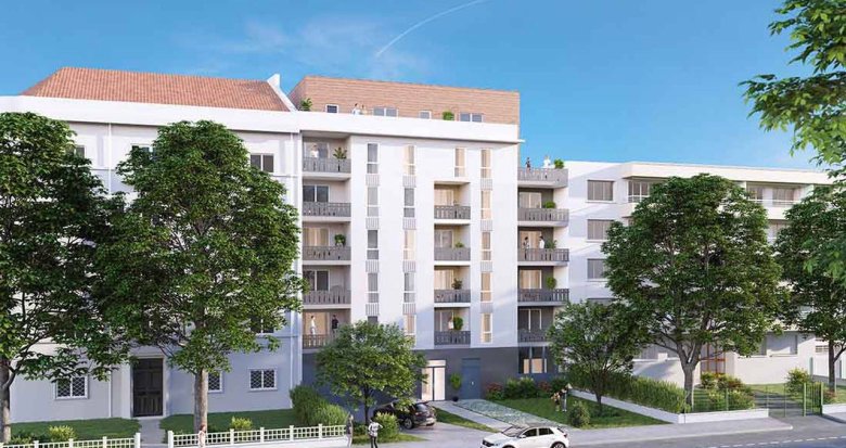 Achat / Vente appartement neuf Vénissieux à 200m du tramway T6 (69200) - Réf. 6870