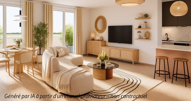 Achat / Vente appartement neuf Vénissieux au pied du métro Parilly (69200) - Réf. 13444