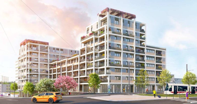Achat / Vente appartement neuf Vénissieux centre au pied du tramway T4 (69200) - Réf. 12160