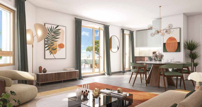 Achat / Vente appartement neuf Vénissieux Moulin à Vent à deux pas des tram T4 et T6 (69200) - Réf. 12906