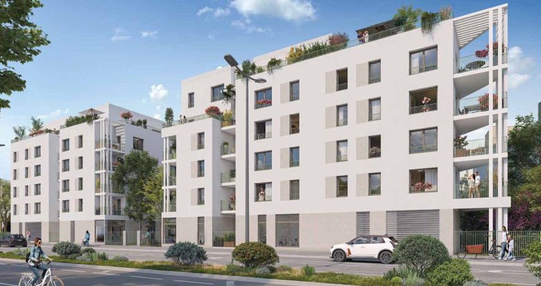 Achat / Vente appartement neuf Vénissieux Moulin à Vent à deux pas des tram T4 et T6 (69200) - Réf. 12906