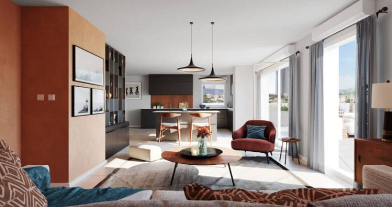 Achat / Vente appartement neuf Vénissieux proche ligne tramway T4 (69200) - Réf. 4937