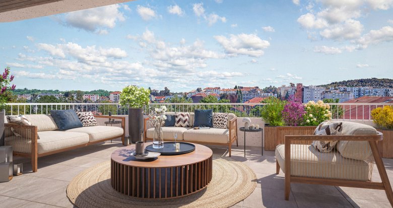Achat / Vente appartement neuf Villefranche-sur-Saône à 30 minutes de Lyon (69400) - Réf. 13149