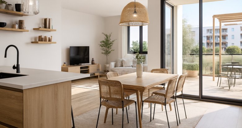Achat / Vente appartement neuf Villefranche-sur-Saône au cœur de l’écoquartier Monplaisir (69400) - Réf. 13726