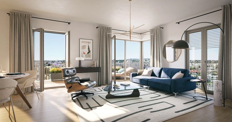 Achat / Vente appartement neuf Villeurbanne à 3 minutes à pied du métro A et du tramway T6 (69100) - Réf. 12752