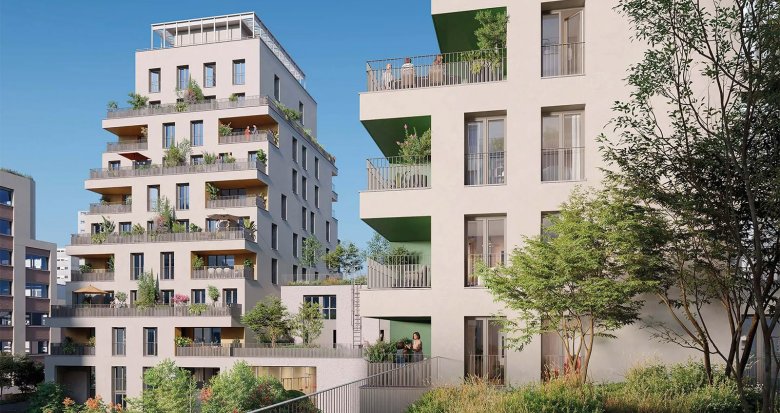Achat / Vente appartement neuf Villeurbanne à 3 minutes à pied du métro A et du tramway T6 (69100) - Réf. 12752
