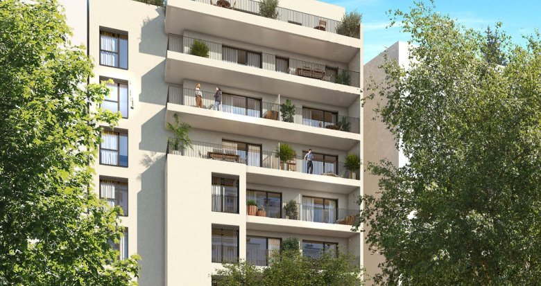 Achat / Vente appartement neuf Villeurbanne à 800m du métro A Gratte-Ciel (69100) - Réf. 7599