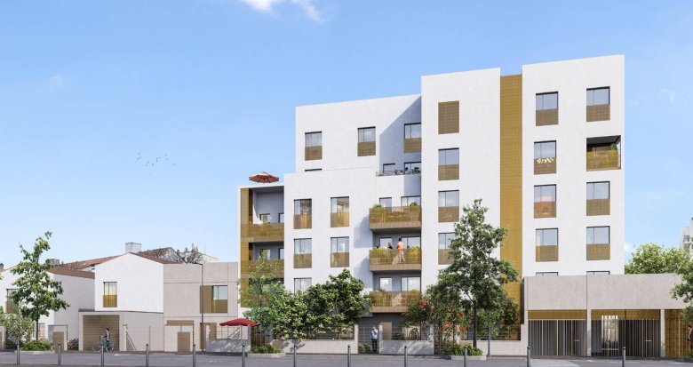 Achat / Vente appartement neuf Villeurbanne proche du Parc Nathalie Gauthier (69100) - Réf. 7130