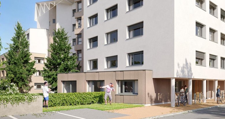 Achat / Vente appartement neuf Villeurbanne résidence étudiante quartier Croix Luizet (69100) - Réf. 7686