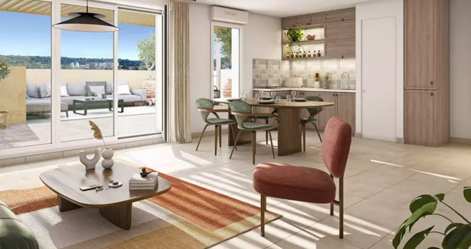 Achat / Vente appartement neuf Fontaines-sur-Saône à 30 min du Parc de la Tête d’Or (69270) - Réf. 13186