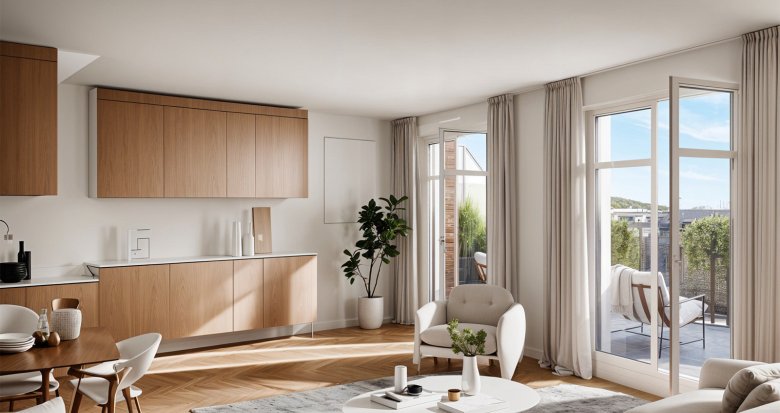 Achat / Vente appartement neuf Lyon 7e à 20 min à pied de la gare Jean Macé (69007) - Réf. 12897