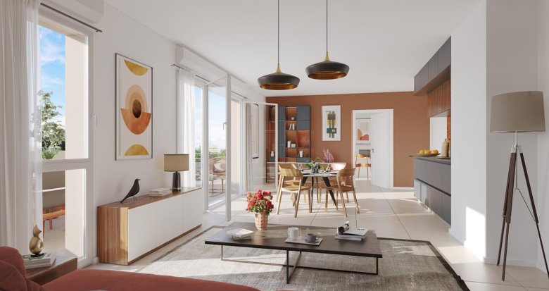 Achat / Vente appartement neuf Savigny à 7 min de la gare (69210) - Réf. 13195